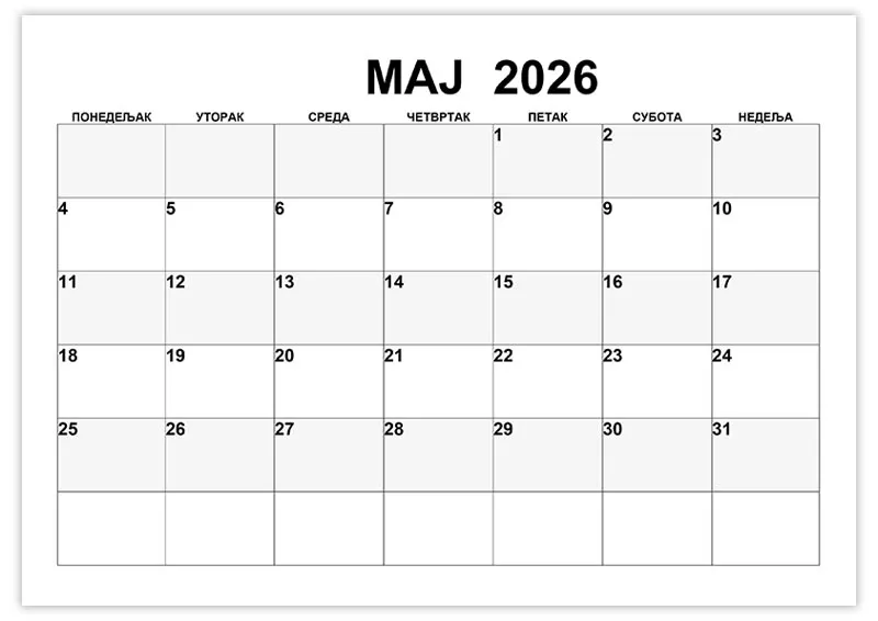 kalendar-za-beleshke-za-maj-2026